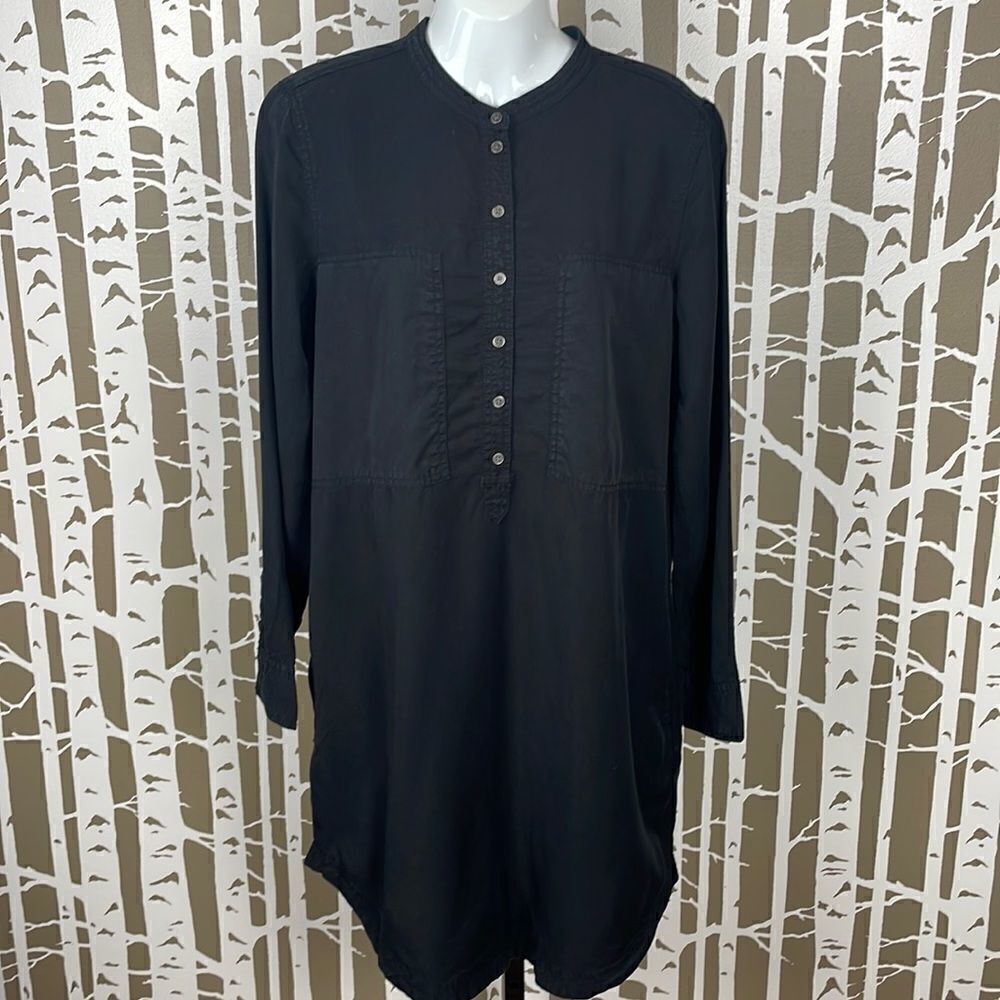 Long Sleeve Shirt Dress / Pullover Dress w Pockets sz M
